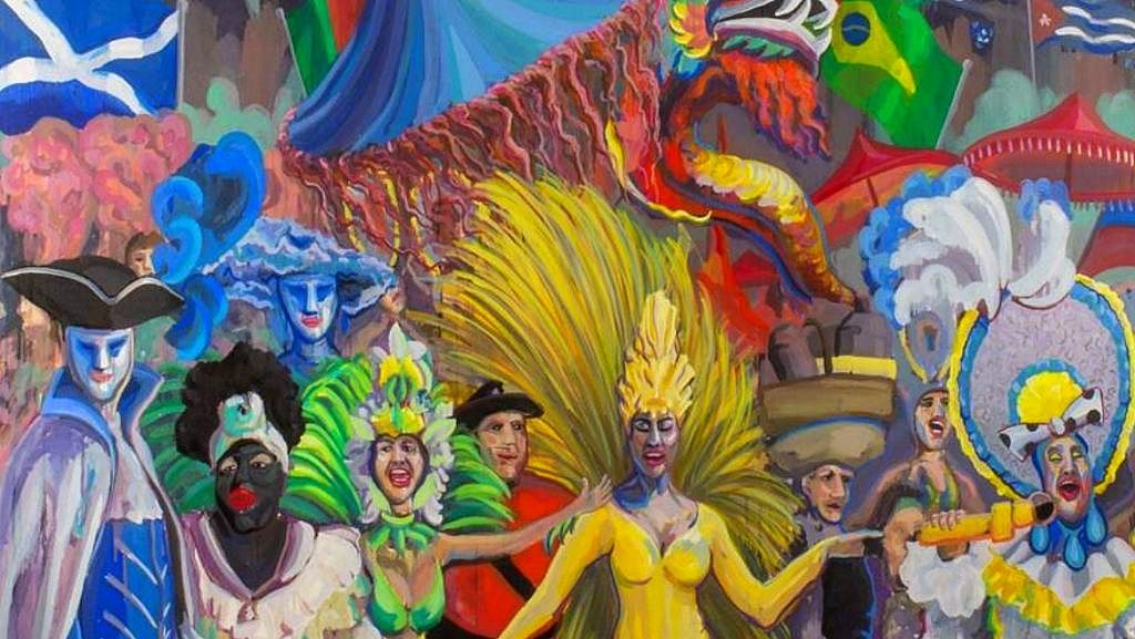 El Centro de Arte La Recova acoge una colectiva sobre el carnaval chicharrero