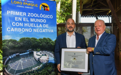 El primer zoológico en obtener una huella de carbono negativa