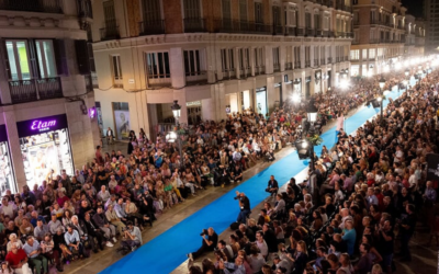 Juan Carlos Armas y Mado Vigarok, en la ‘Pasarela Larios Málaga Fashion Week’