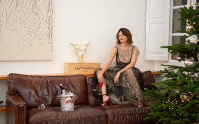 Isabel Díaz, burbujas de Taittinger