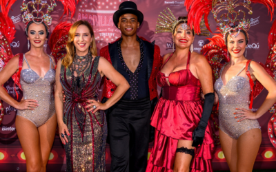 Plumas y lentejuelas en ‘Amarilla Night’