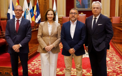 Santa Cruz recibe a Celia Ondoño, la nueva decana del Cuerpo Consular en la Provincia